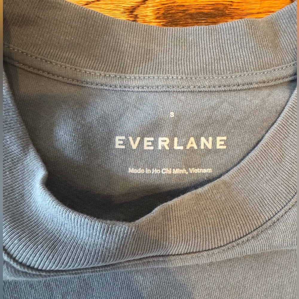 Everlane the weekend tank dress light blue grey size small, worn a few times